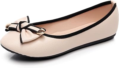 Womens Ballet Flat Shoes Fashion Bowknot Flats Round Toe Wedding Flats