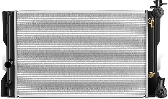 DNA Motoring CU13106 1-Row Aluminum Core Radiator Engine Cooling Compatible with 09-10 Pontiac Vibe; 09-17 Toyota Matrix/Corolla, 164100T030 13049 3445, OEM-RA-13106