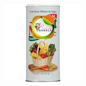 Original NoSalt 11 OZ - Premium Sodium-Free Salt Substitute, Perfect for Low Sodium Diets, Delivers Real Salt Taste, Ideal for Heart Health Pack of 1 + Create Sticker