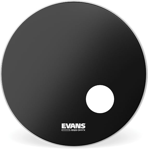 Evans Onyx Resonant Bass Drum Head, 18 Inch