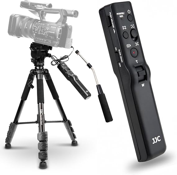 JJC 60" Camcorder Tripod with Remote for HDR-CX405 FDR-AX43 FDR-AX53 AX33