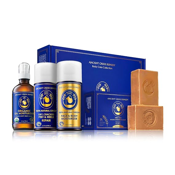 Organic Lavender Scented Skin Care Gift Set for Women, Birthday & Christmas