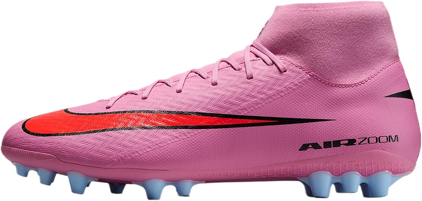 Nike Mercurial Superfly 10 アカデミー 人工芝 ハイトップ サッカー スパイクマジックフラミンゴ/トータルクリムゾン/ブラック
