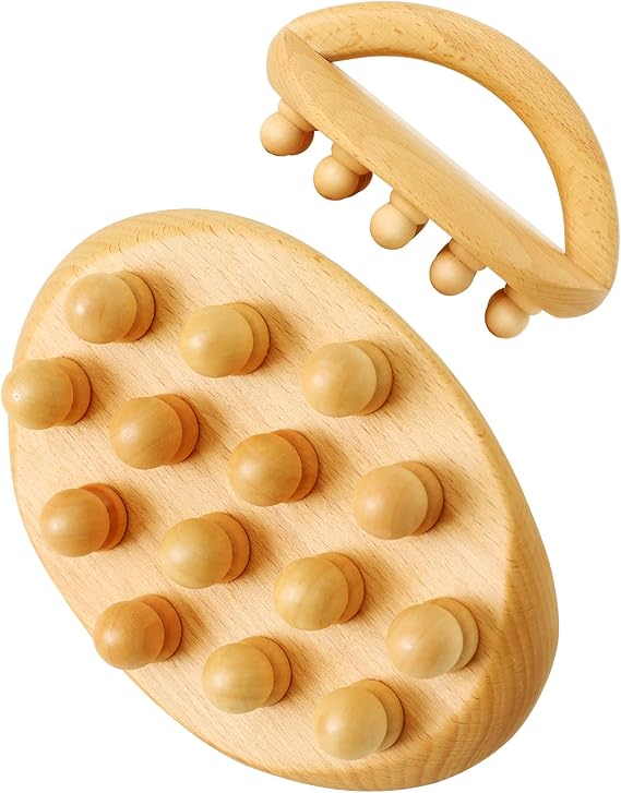 Wood Therapy Massage Tools, Cellulite Massage Tool & Massage Body Brush | Professional Meridian Pressure Massage Brush, Reduce Cellulite, Soothe Itchy Skin, Deep Tissue Relaxation