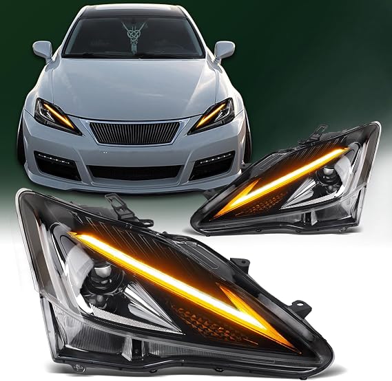 LED Headlights Fit for 2006-2013 Lexus IS250 IS350