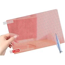 Solvind A4 HD Screen Protector [Pack of 2] Universal for Cutting Yourself, Protective Film for GPS, Camera, Watch, Tablet, Anti-Fingerprint Coverage, Scratch-Resistant