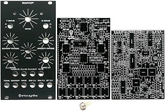 Erica Synths Swamp PCBs, Panel and 1100CK2 IC