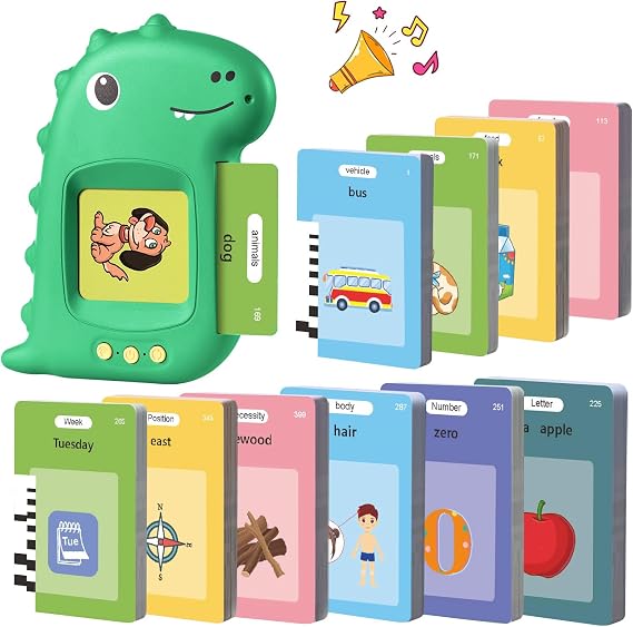 510 Words Talking Flash Cards Early Learning Toys for 3 4 5 Year Old Boys
