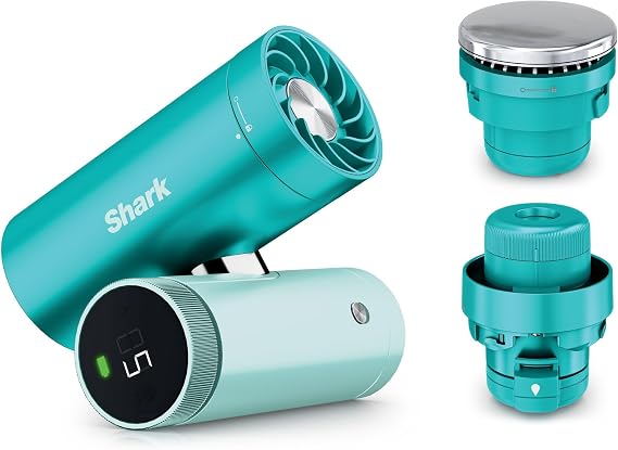 Shark ChillPIll 3-in-1 Personal High-Speed Fan, Glacier FA022UKBL