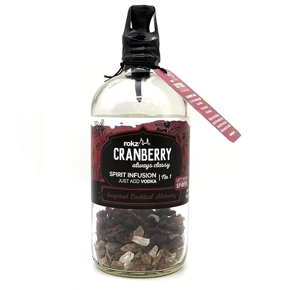 Rokz Cranberry Spirit Infusion Kit for Cocktails, 2 Ounce