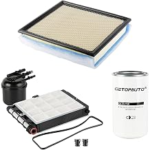 GETOPAUTO FA2031 Engine Air Filter, FD4625AA Fuel Filter, FL2051S Oil Filter Filter Change Kit Compatible with 2020-2022 Ford F250 F350 F450 F550 6.7L