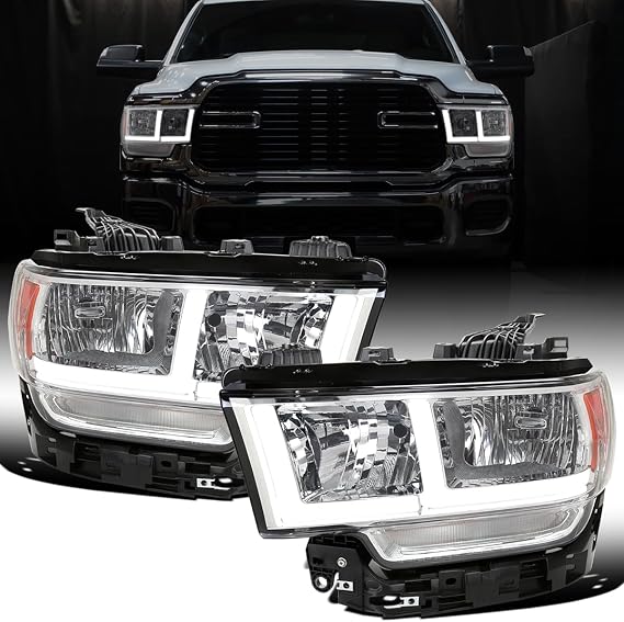 Ronnin - Fits 2019-2024 Ram 2500 3500 4500 5500 Headlights