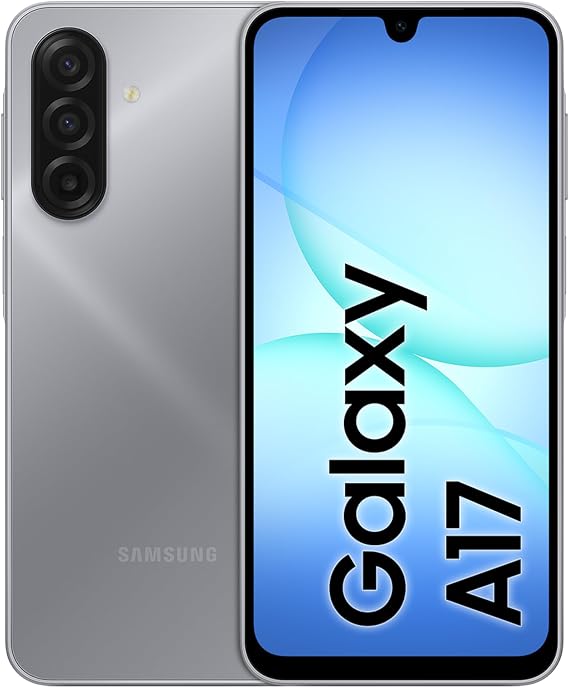 Samsung Galaxy A17 LTE, Dual SIM, 128GB Expandable to 2TB, Smartphone, Android 14, 4GB RAM, Exynos, 6.7-inch AMOLED, 1080x2220, 90Hz (Gray)