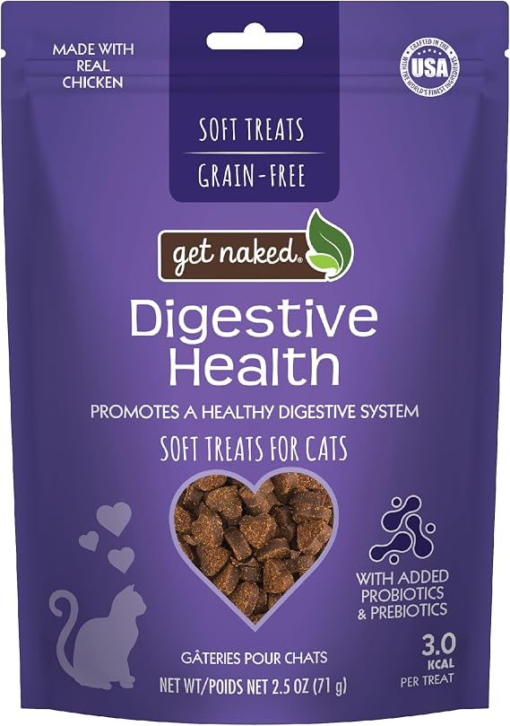 Get Naked 1 Pouch Furball Relief Soft Treats For Cats, 2.5 Oz(pack of 1)