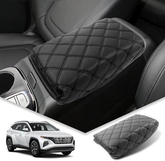 [UPGRADED] 2023 2024 Santa Cruz Accessories 2022 2023 2024 Hyundai Tucson/Santa Cruz Center Console Cover,for 2022 2024 Hyundai Santa Cruz Tucson Arm Rest Cover, 2023 2024 Hyundai Tucson Accessories
