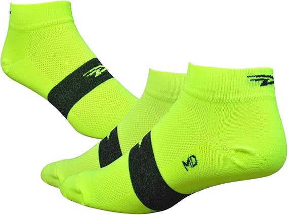 DEFEET - Aireator 1" Ankle Sock - Cycling, Riding and Everyday Sock | USA-made socks with Repreve recycled poly, open mesh breathability, thin lightweight feel, moisture-wicking no-feel toe seams