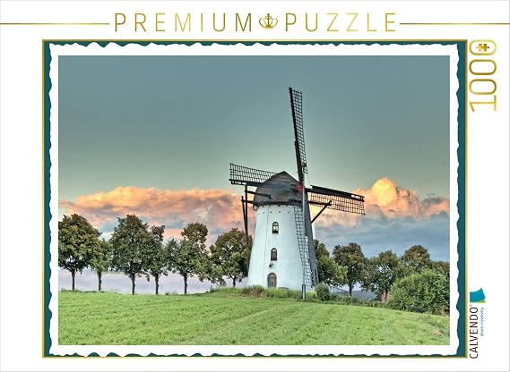 Puzzle Stammen Mill in Nettetal-Hinsbeck, 1864, Tower-Type Dutch Windmill