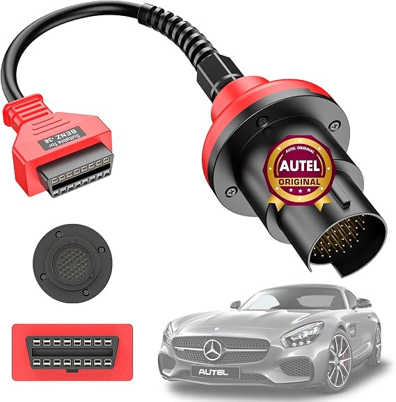 Autel Original BENZ-38 PIN Adapter, 38 Pin to 16 Pin OBDII Connector
