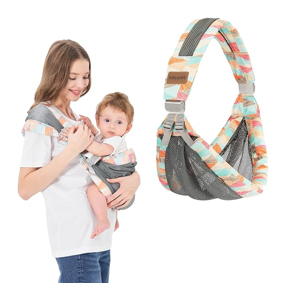 IULONEE Baby Carrier Sling Toddler Holder Newborn Carriers Wrap Colorful