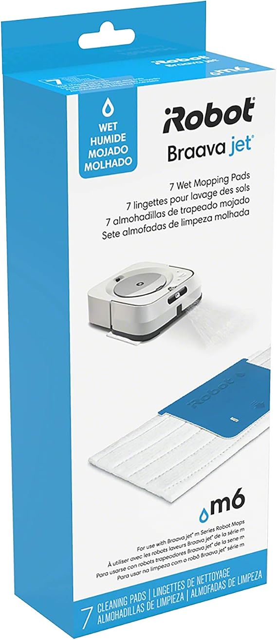 iRobot Authentic Replacement Parts- Braava Jet m Series Wet Mopping Pads, (7-Pack)