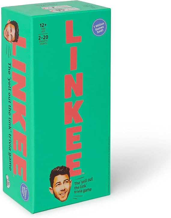 Spin Master Games Linkee Nick Jonas Edition Family Quiz Game