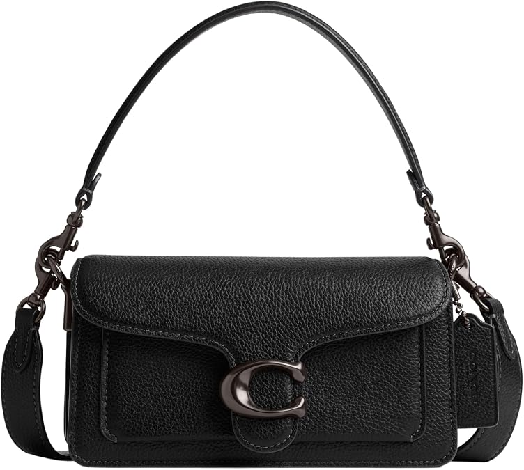 COACH Womens Polished Pebble Leather Tabby Shoulder Bag 20 Shoulder Bag