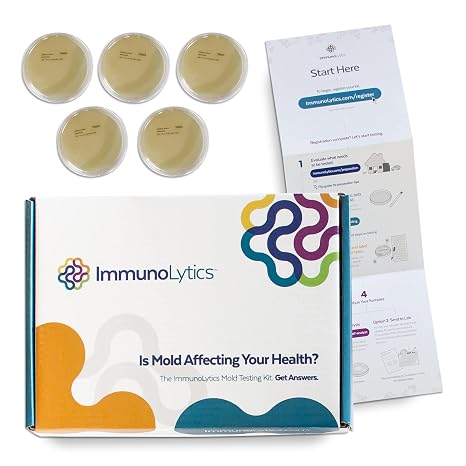 Mold Test Kit for Home - 5 Simple DIY Mold Detection Tests - Safely and Easily Test Surface Mold, Air Quality and HVAC - Detailed Mold Identification Guide - Expert Consultation
