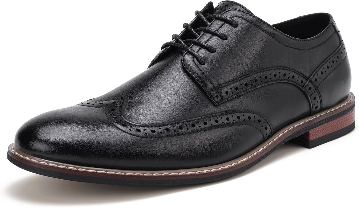 Mens Classic Cap Toe Dress Shoes Oxford for Office