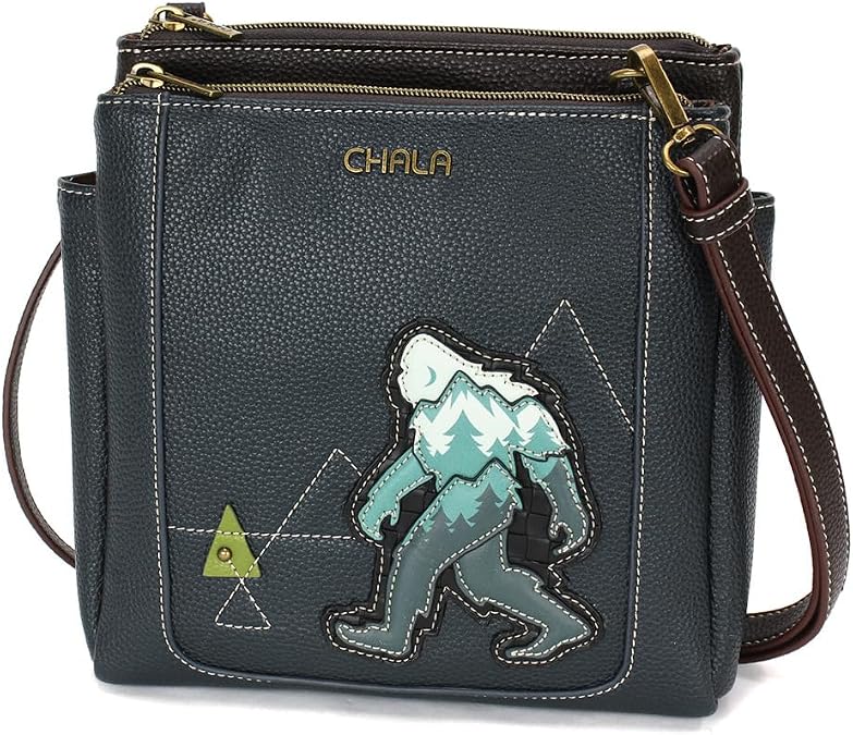 CHALA Merry Messenger RFID Protected Women Faux Leather Shoulder Purse with Adjustable Crossbody Strap | RFID Protected