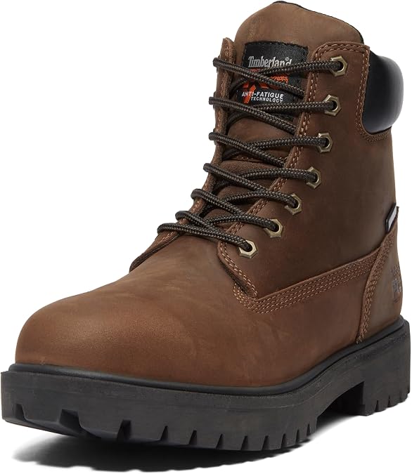Timberland PRO Men's Direct Attach 6 Inch Steel Safety Toe Insulated Waterproof Industrial Work Boot