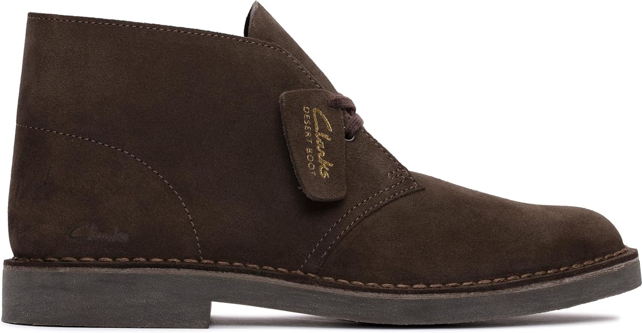 Clarks Mens Desert Boot Evo Dark Brown