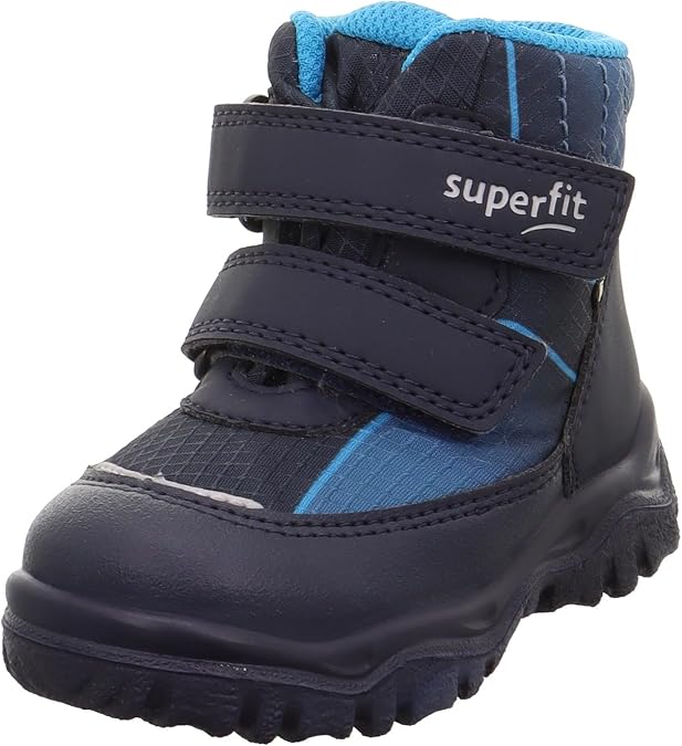 Superfit Jungen Baby Jungen Husky+ Baby Jungen Warm Gefütterte Gore-tex Blau/Türkis 8000Schneestiefel