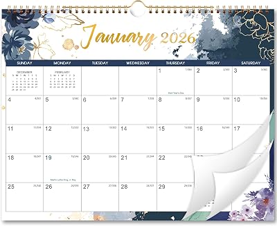 2026 Wall Calendar - 12 Months Calendar from Jan. 2026 - Dec. 2026, 14.8 x 11.6, Large Wall Calendar 2026 for Daily Organizing