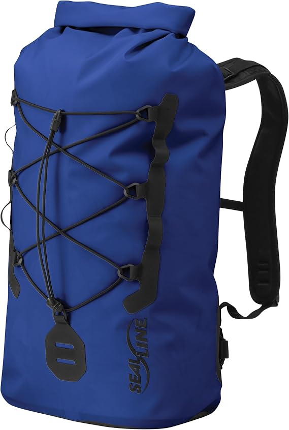 SealLine BigFork 30-Liter Waterproof Roll Top Dry Daypack, Blue