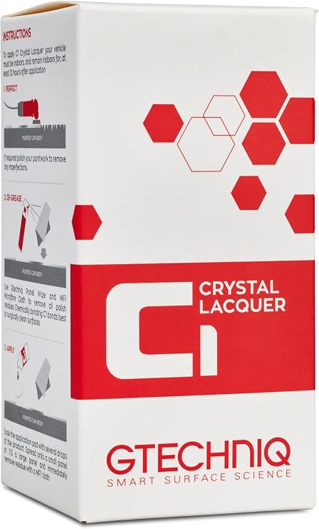 Gtechniq C1 Crystal Lacquer Ceramic Coating for Cars, 1 fl oz