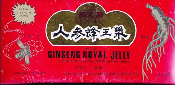 Ginseng Products Ginseng & Royal Jelly in A Honey Base 30 Vial, 0.02 Pound
