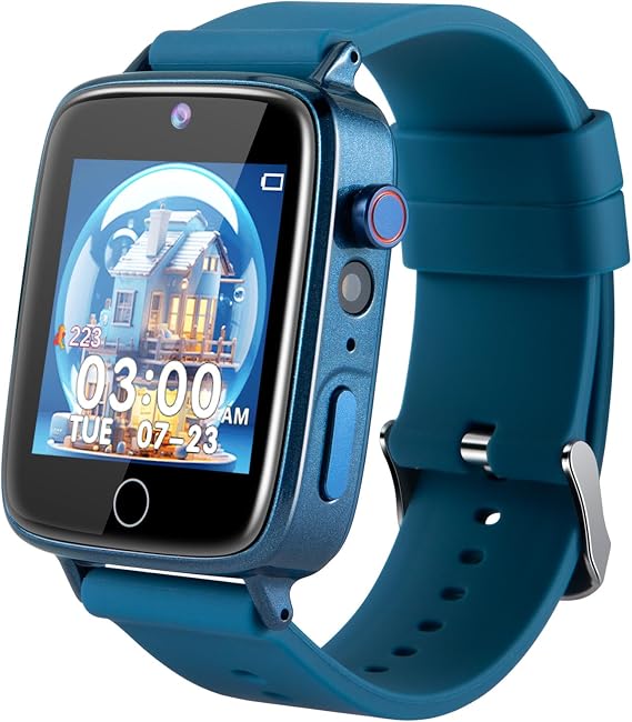 ZUODUN Kids Watch Boys with Alarm Clock, Watch for Kids Toys for 8-12 Years Old with Learn Card Audiobook, Toddler Watches Educational Gifts for Boys Ages 4-7