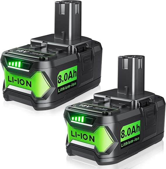 Bonadget Upgrated 144000mWh Replacement for Ryobi 18V Battery 2Pack