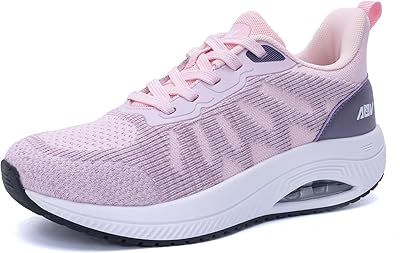 Women Arch Support Walking Shoes,Orthotic Non Slip Sneakers Comfort Working Shoes for Foot Pain Relief