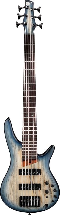 Ibanez Standard SR606E Bass Guitar - Cosmic Blue Starburst Flat