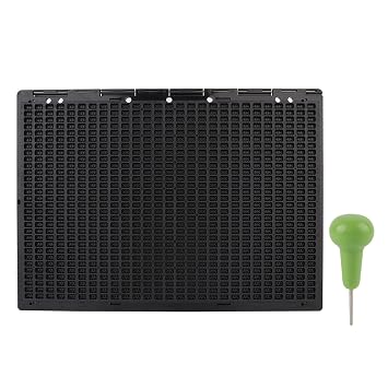 27 Lines 30 Cells Braille Writing Slate with Stylus, Braille Writing Slate and Sty Portable Plastic Tool Sets Braille Learning Tool Accessory