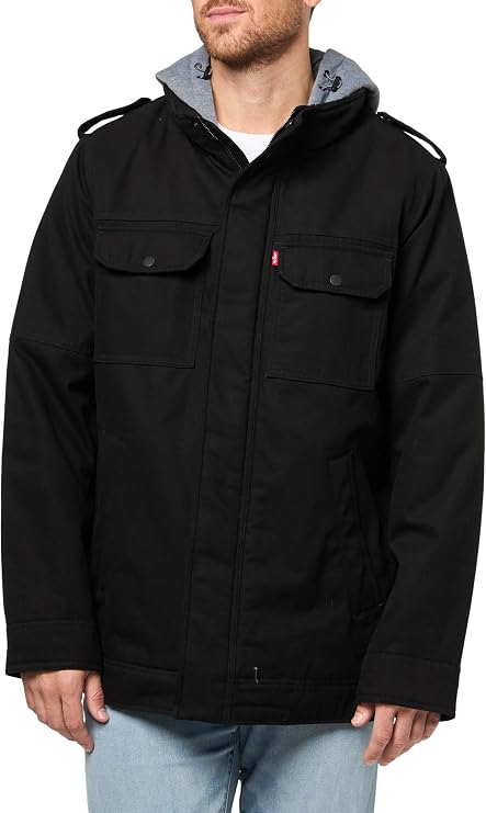 Levi's Men's Hooded Utility Jacket