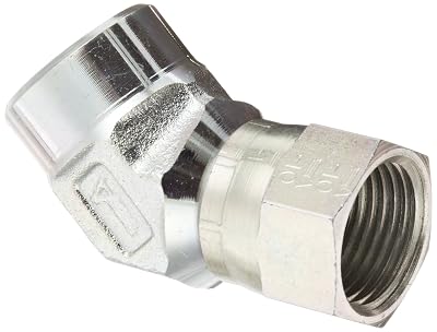 Eaton Aeroquip 2243-8-10S Swivel to Female Pipe, JIC 37 Degree & NPT End Types, Carbon Steel, 12 NPTf x 58 JICf End Size, 58 Tube OD, 12 Female Pipe Size