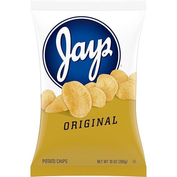 JAYS Potato Chips, Original Chips, 10 Oz