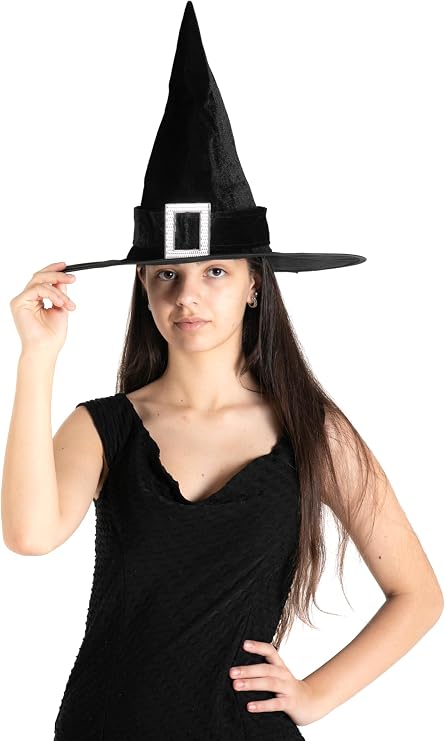 Ciao Witch Cone Hat, Black