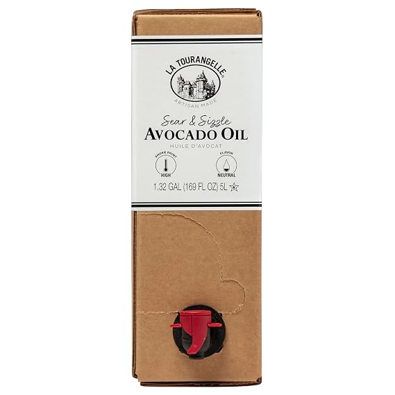 La Tourangelle Sear & Sizzle Avocado Oil, Refined High Heat, 169 fl oz