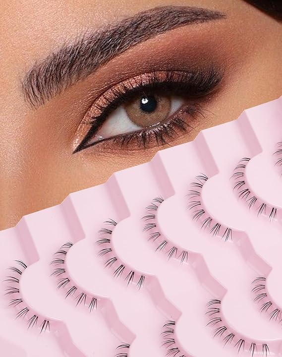 Bottom Eyelashes False Lower Lashes Fake 7 Pairs Bottom-9