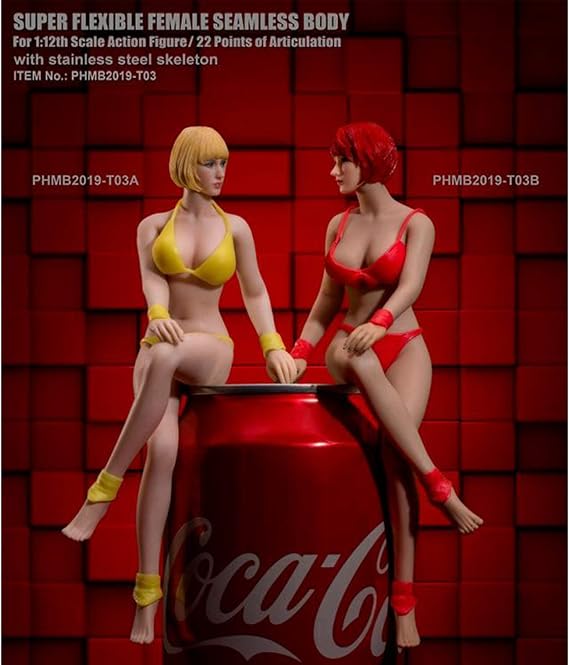 Leying 1/12 Scale Movable Seamless Steel-bonded Female Body Model (T03B)