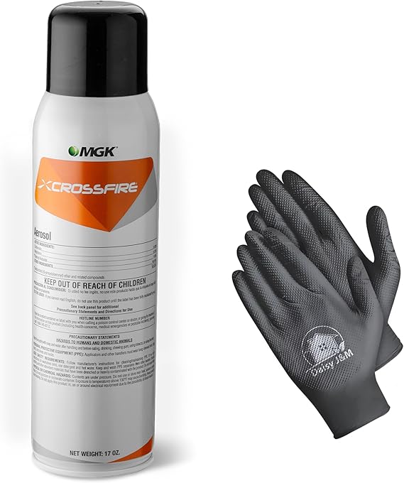 MGK Crossfire Aerosol 17oz + Disposable Gloves