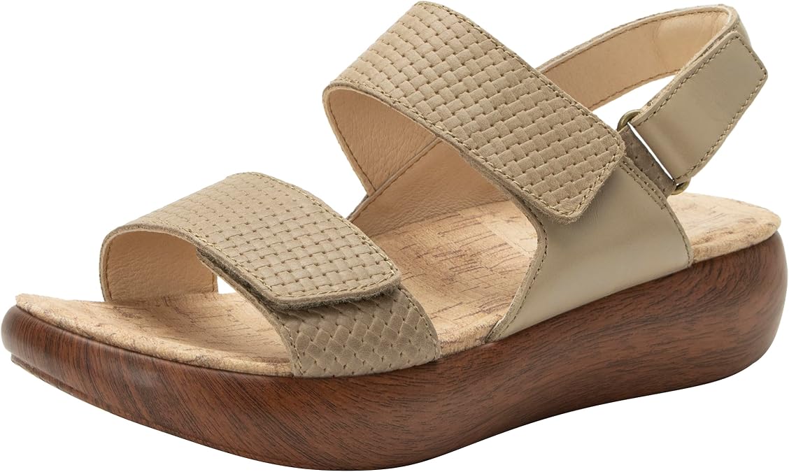 Alegria Womens Bailee Leather Sandal